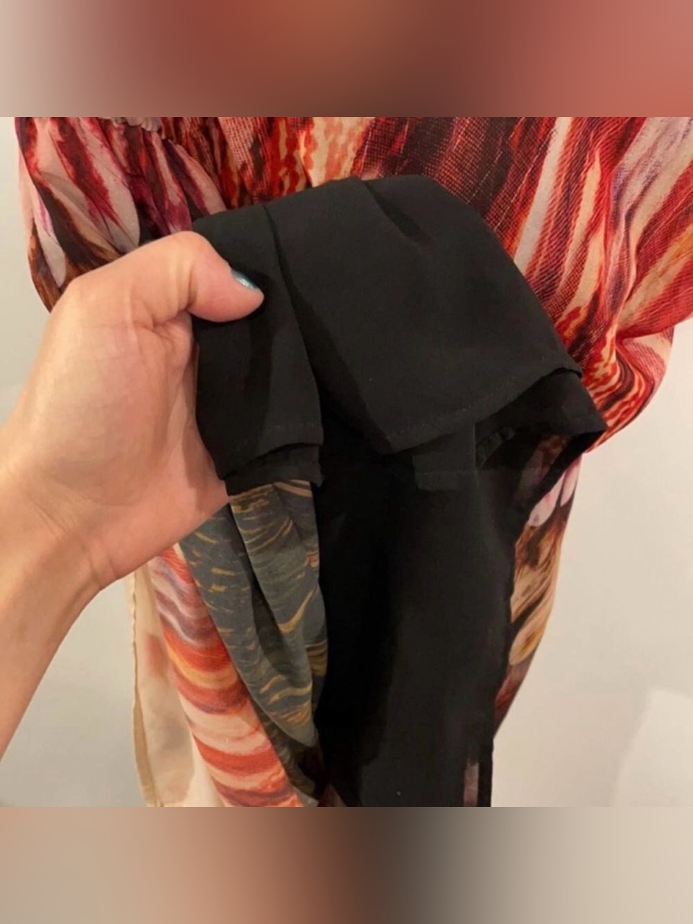 Topshop One Shoulder Feather Print Maxi Dress Size 8 Boho Summer EUC - Picture 7 of 8